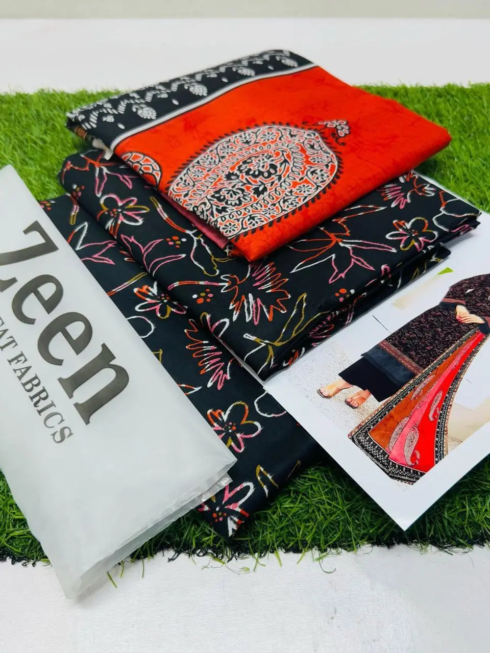 ZEEN – Premium 3-Piece Lawn Suit Summer Casual Collection | Striking Print M|C MEHWISH COLLECTIONS