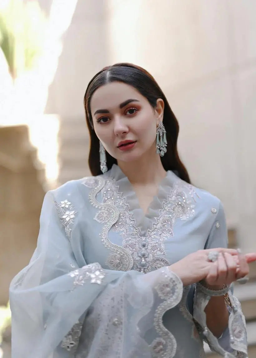 Zara Shah Jahan Inspired Embroidered Unstitched Lawn Suit. M|C MEHWISH COLLECTIONS